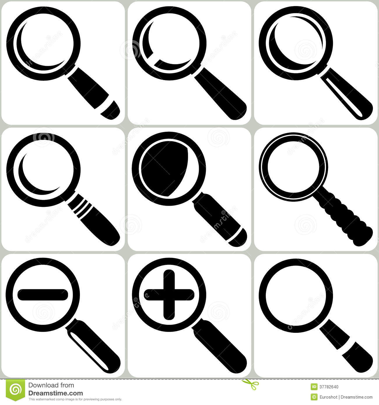 Magnifying Glass Icon Vector