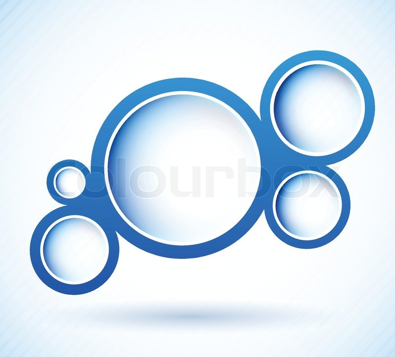 Metallic Blue Circle