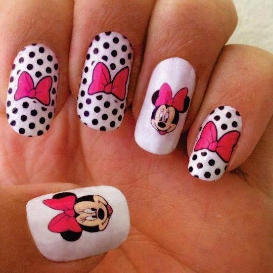 Minnie Mouse Nail Art Minnie Mouse Nail Art