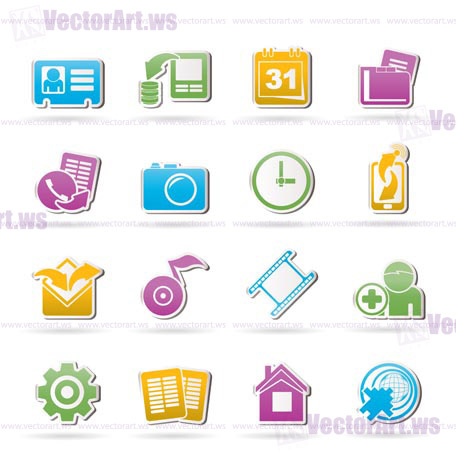 Mobile Phone Icon Website Menu