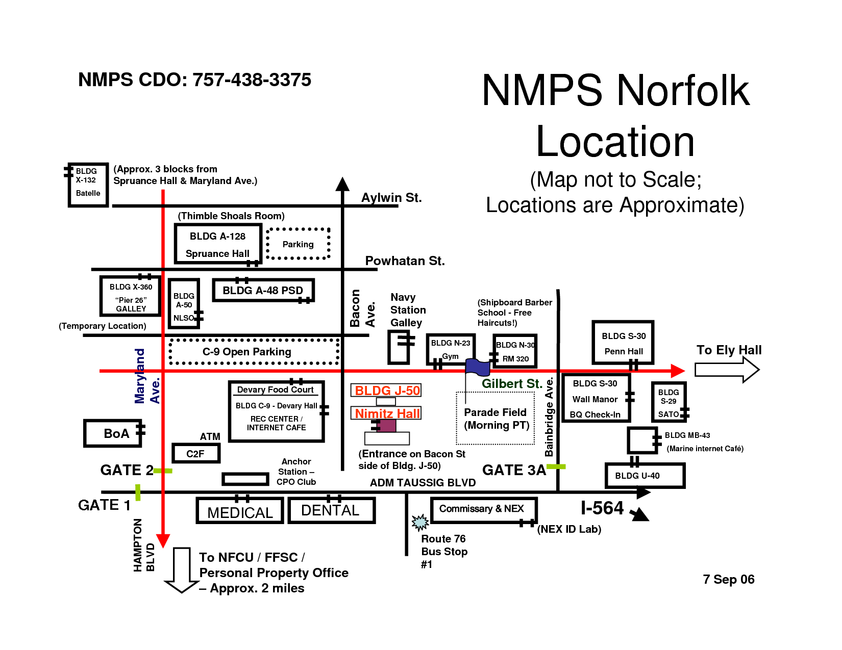 Nmps Norfolk Naval Station Map