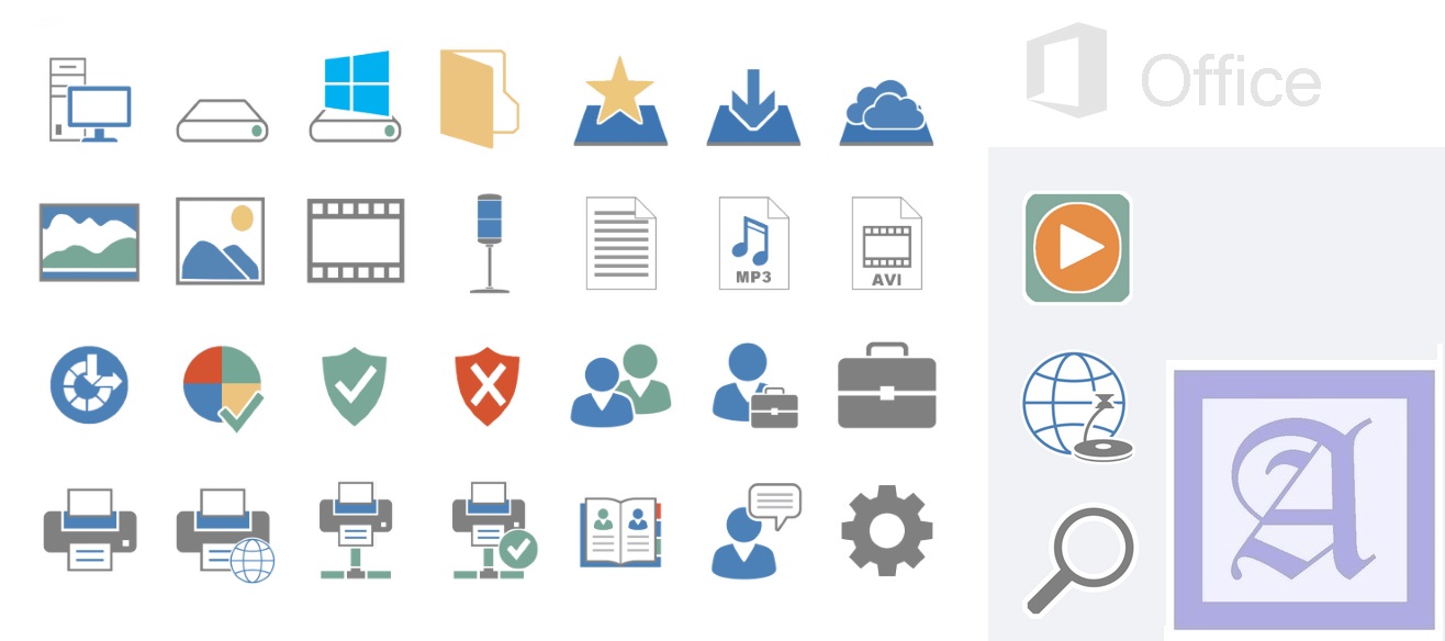 Office 2013 Icons Gallery