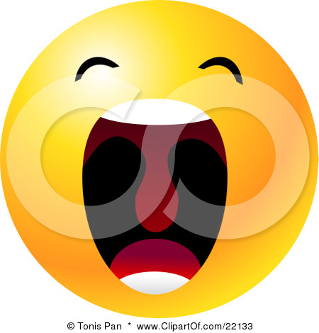 Open Mouth Smiley Face Clip Art