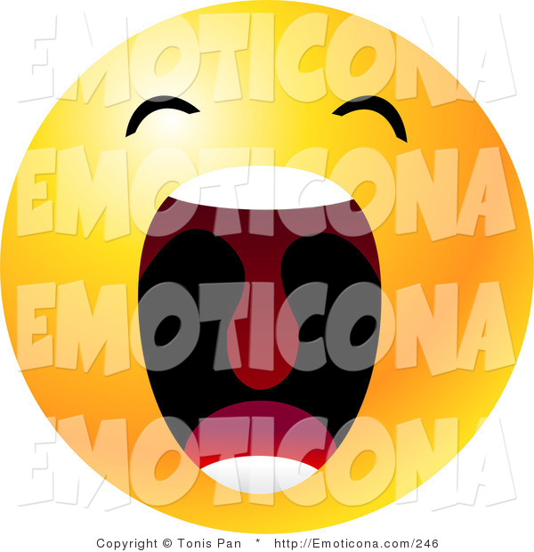 Open Mouth Smiley Face Clip Art