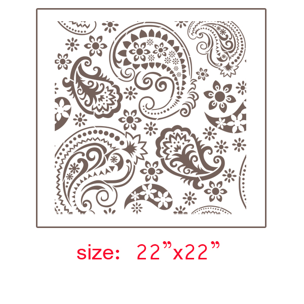 18 Stencils Of Paisley Design Images