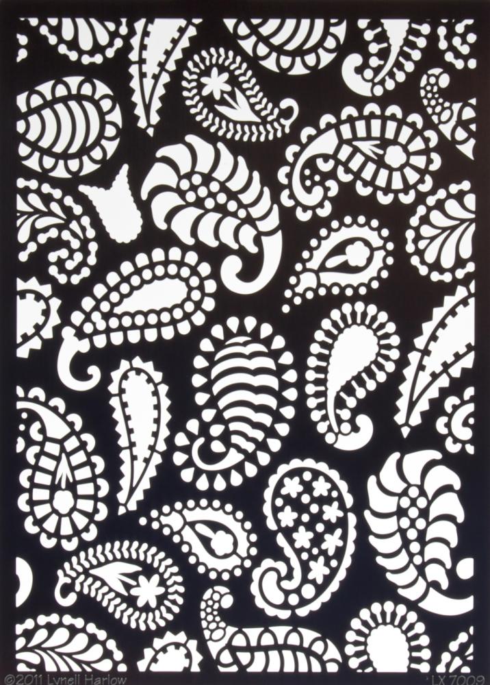 Paisley Pattern Stencil