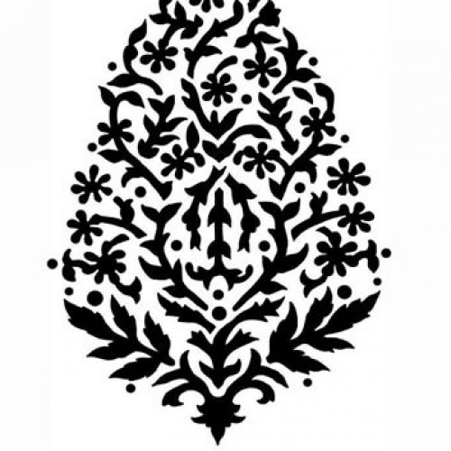 Paisley-Stencil-Design