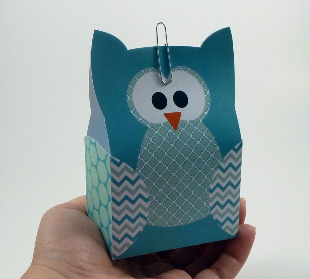 Paper Bag Owl Craft Template
