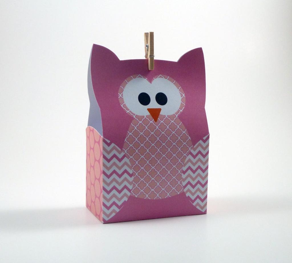 Paper Bag Owl Craft Template