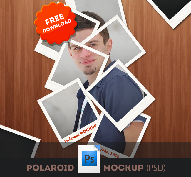 Polaroid Frames Psd