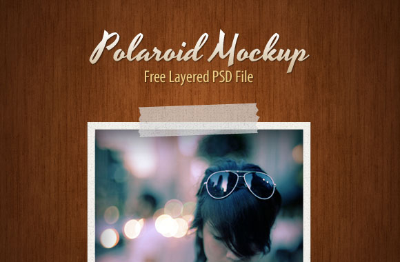 Polaroid PSD Mockups Polaroid PSD Mockups
