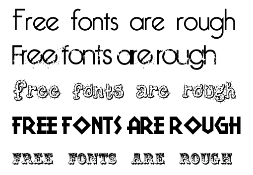 Pretty Word Fonts