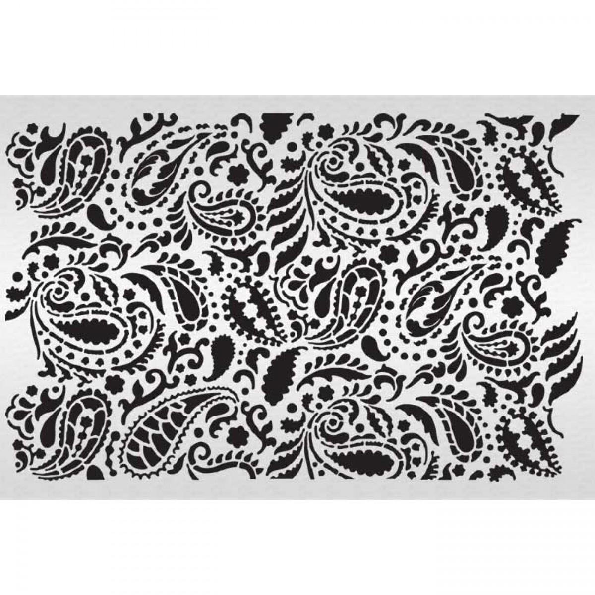 Printable Paisley Stencil Designs