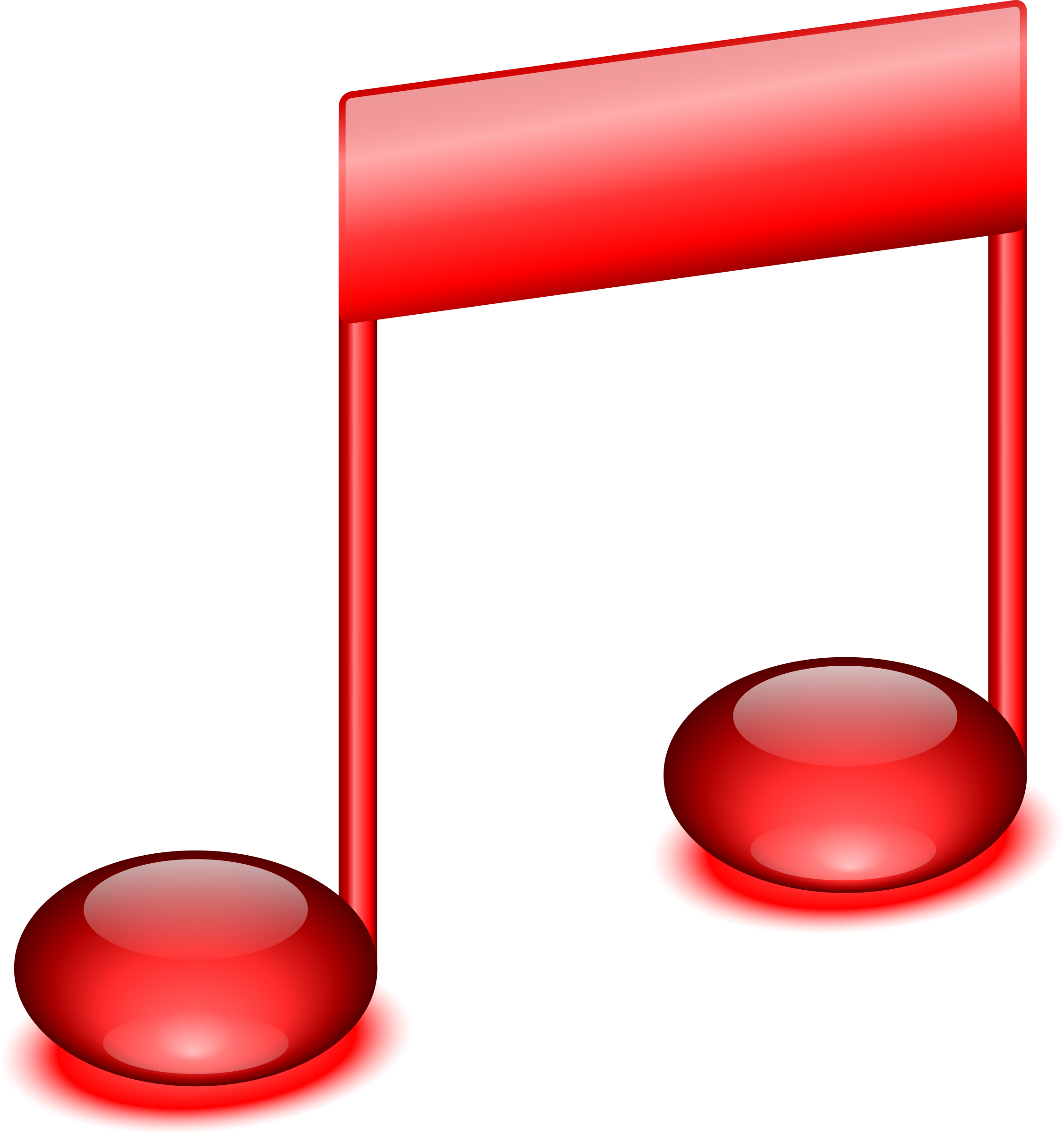 Red Music Notes Clip Art Red Music Notes Clip Art