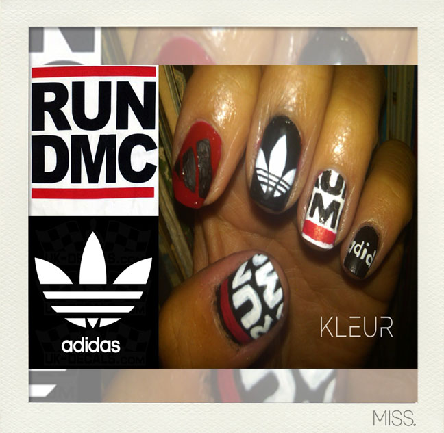 Run DMC Nail Designs Run DMC Nail Designs