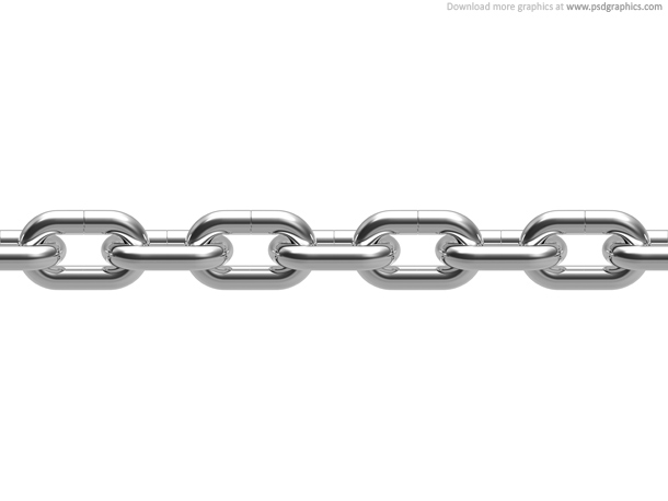 Seamless Chrome Metal Chain