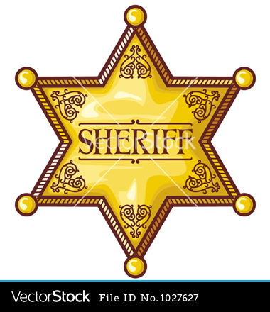 Sheriff Star Vector Art