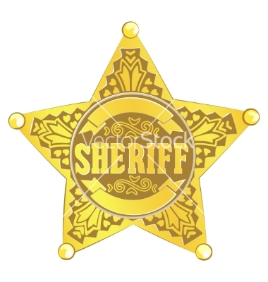 Sheriff Star Vector