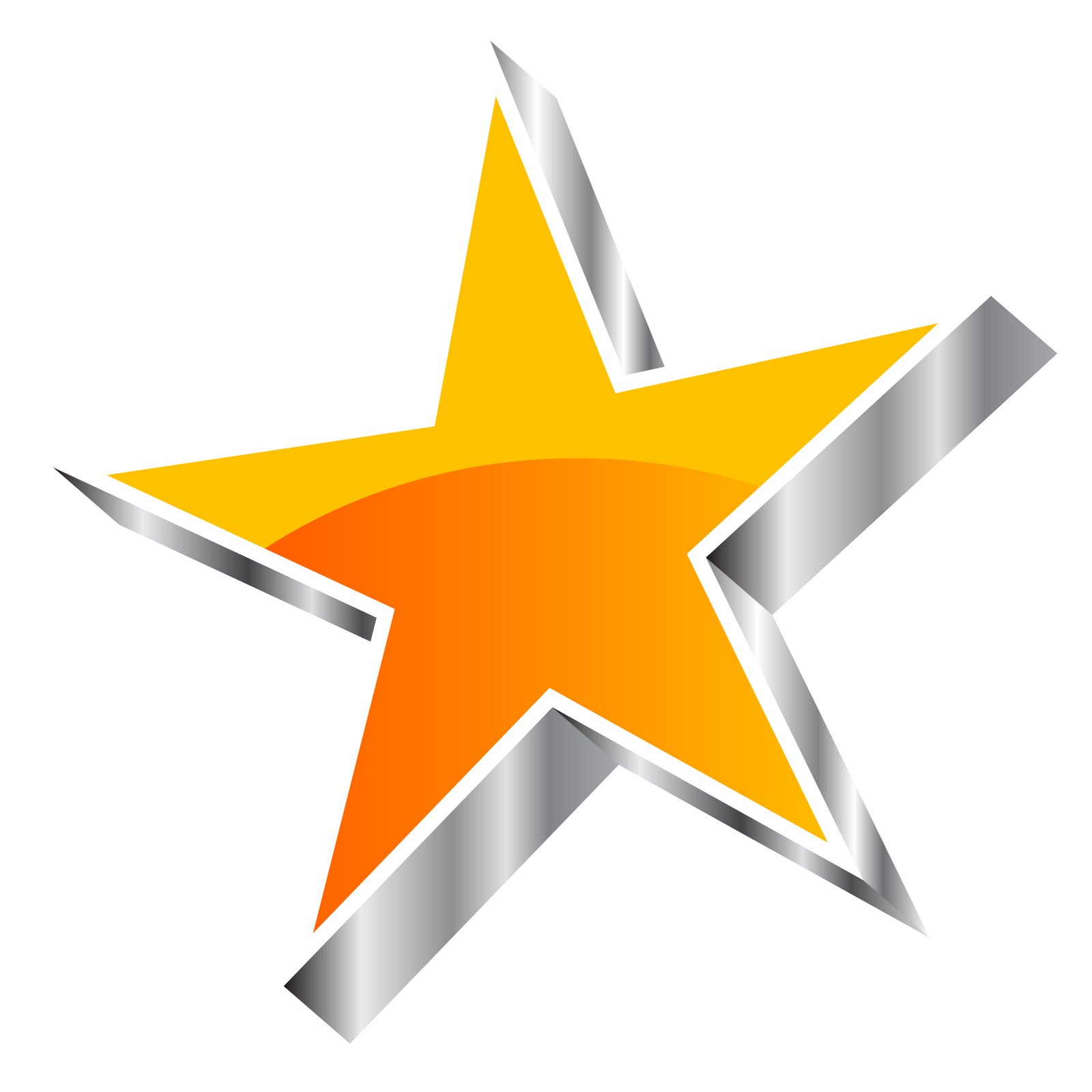 Silver Star Clip Art