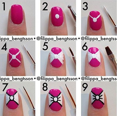 Simple Nail Art Step by Step Simple Nail Art Step by Step