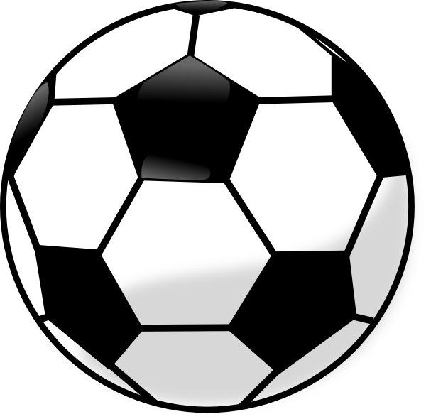 Soccer Ball Clip Art Black and White