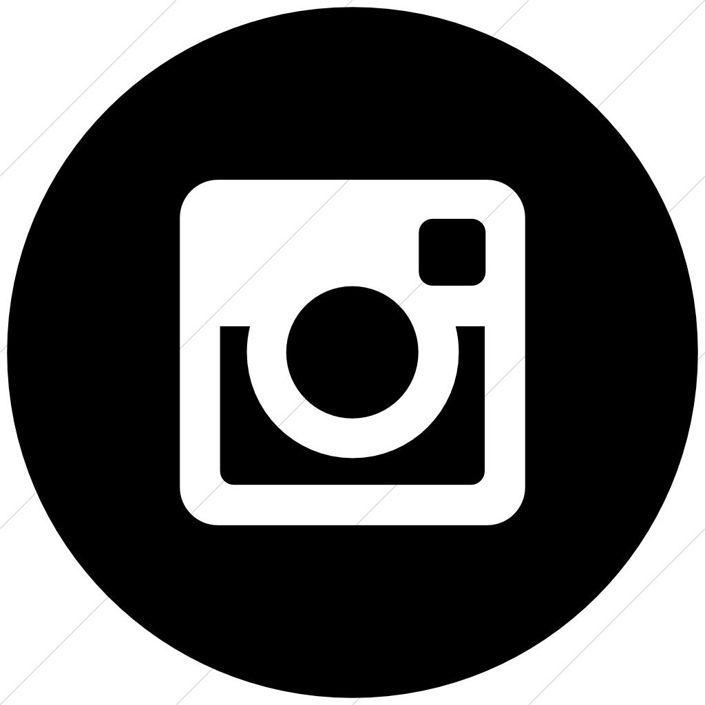 Social Media Icons Black Instagram