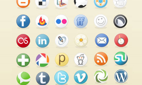 Social Media Icons Circle Social Media Icons Circle