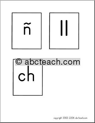 Spanish Alphabet Flashcards