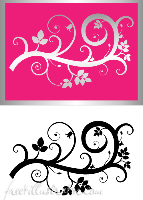 Swirl Flourish Vector Free