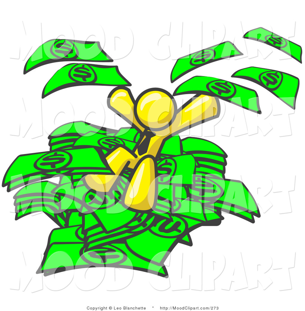 Throwing Money Clip Art