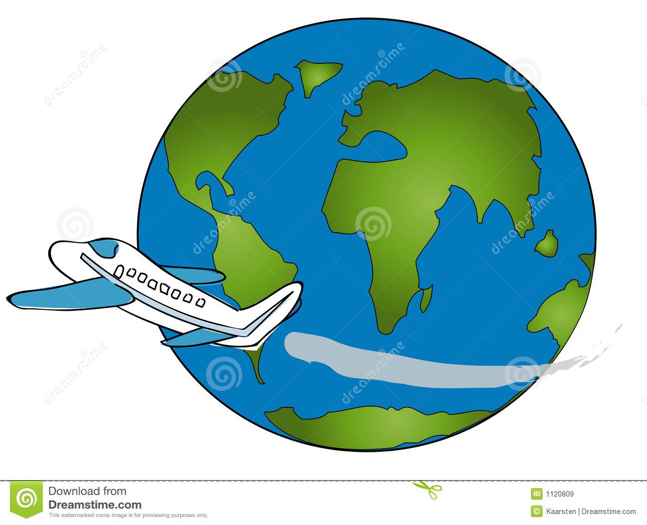 Travel around World Clip Art