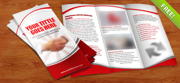 Tri-Fold Brochure Template PSD Tri-Fold Brochure Template PSD