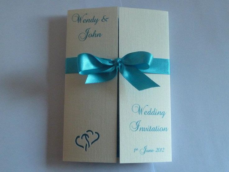 Tri-Fold Wedding Invitations Template