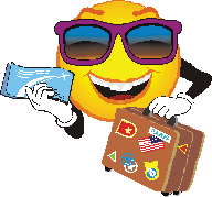 Vacation Smiley Face Clip Art