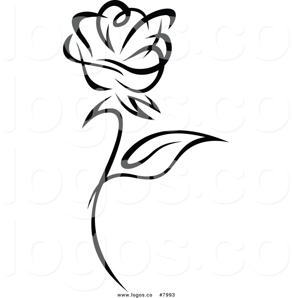 clip art white rose bud - photo #4