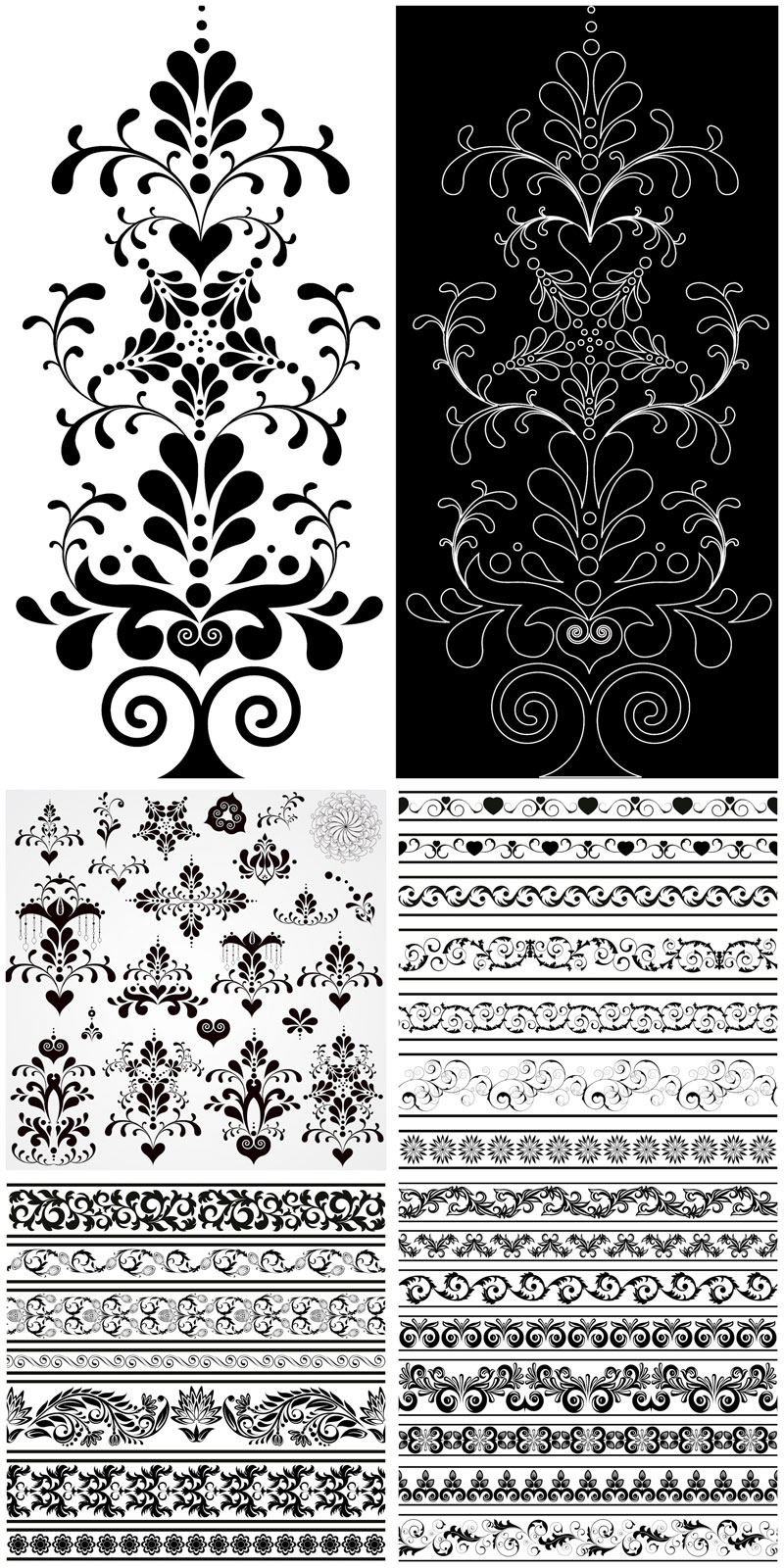 Vector Decorative Elements Clip Art