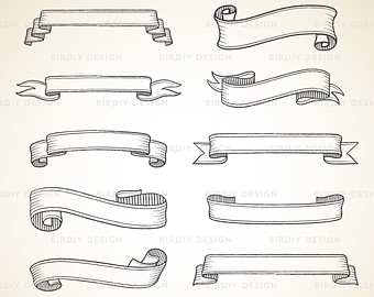 Vintage Banner Clip Art