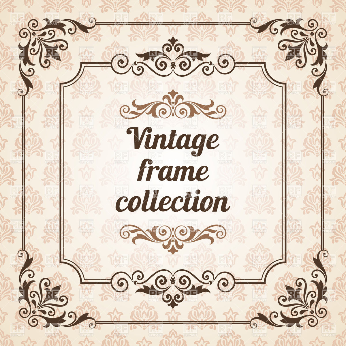 Vintage Vector Frames Free Download