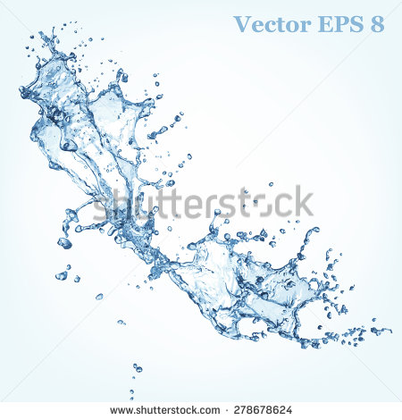 Water Splash Vector Art