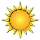 Weather Channel Mostly Sunny Icon Weather Channel Mostly Sunny Icon
