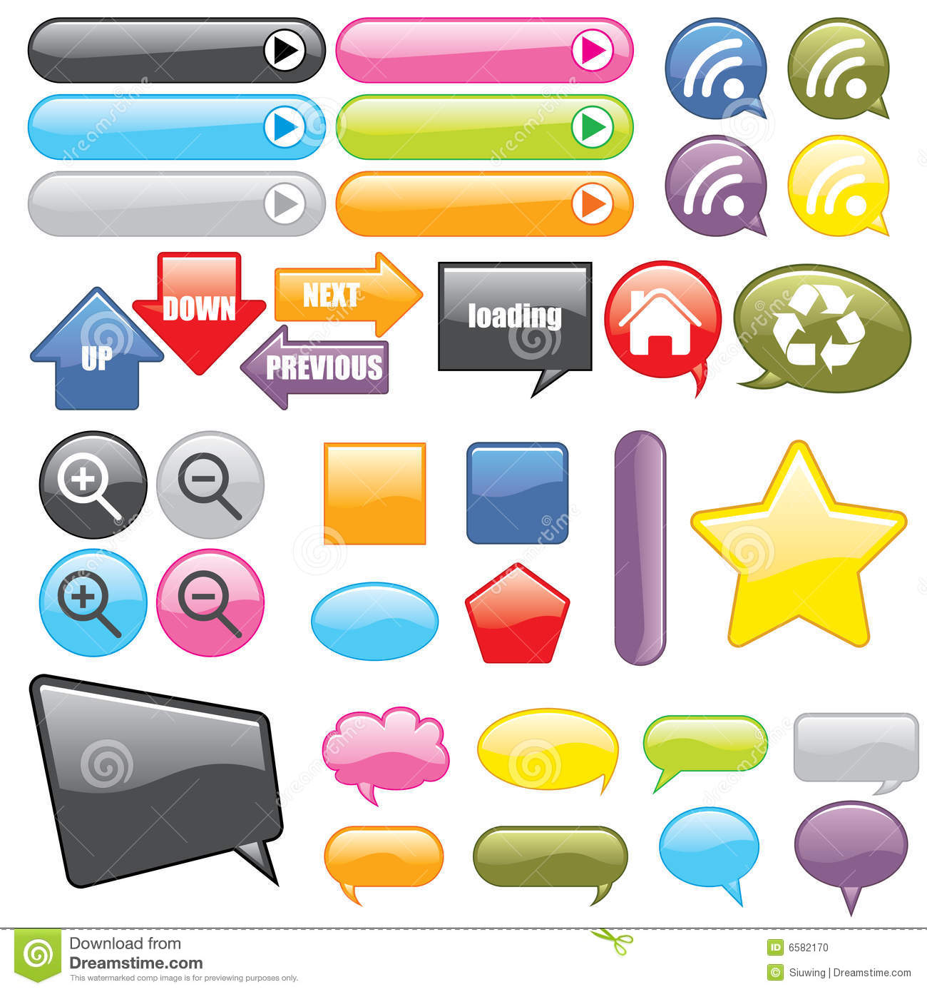 Web Buttons and Icons