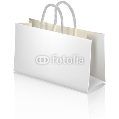 White Shopping Bag Template White Shopping Bag Template