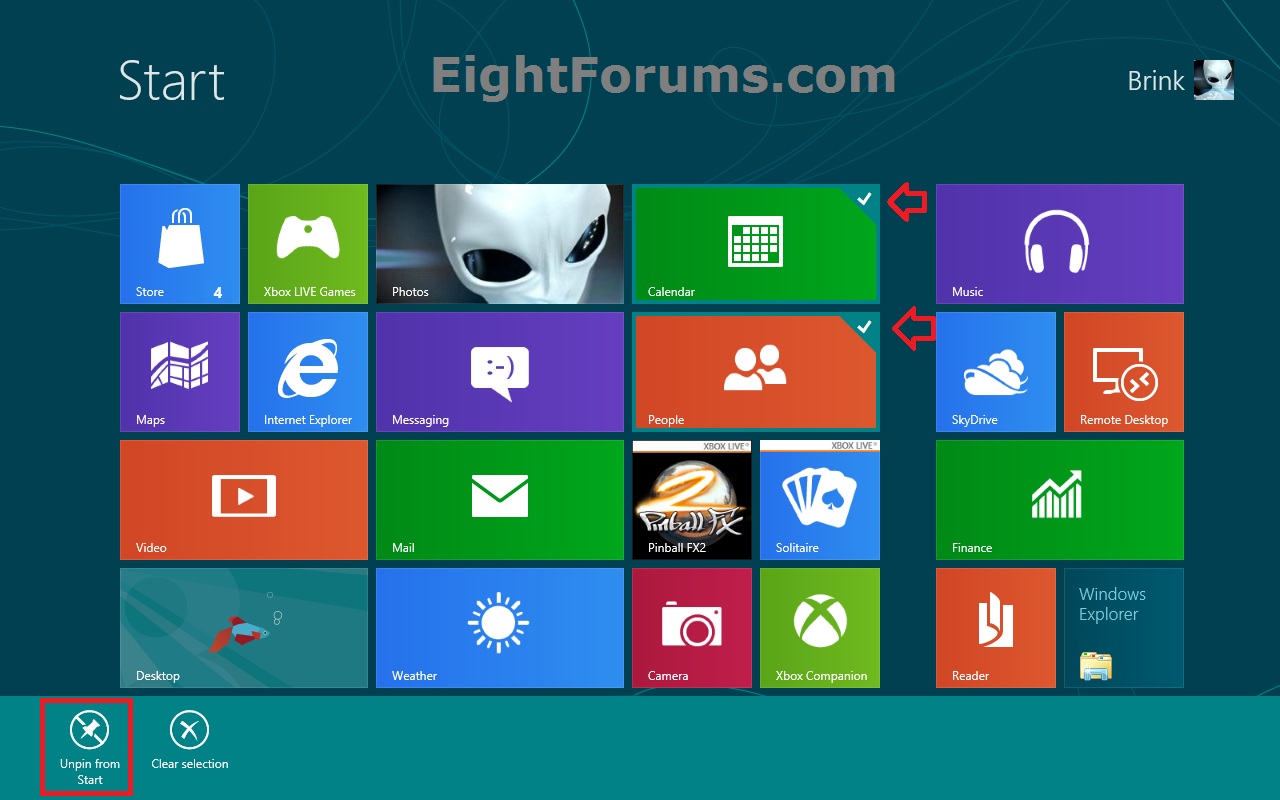 Windows 8 Start Screen