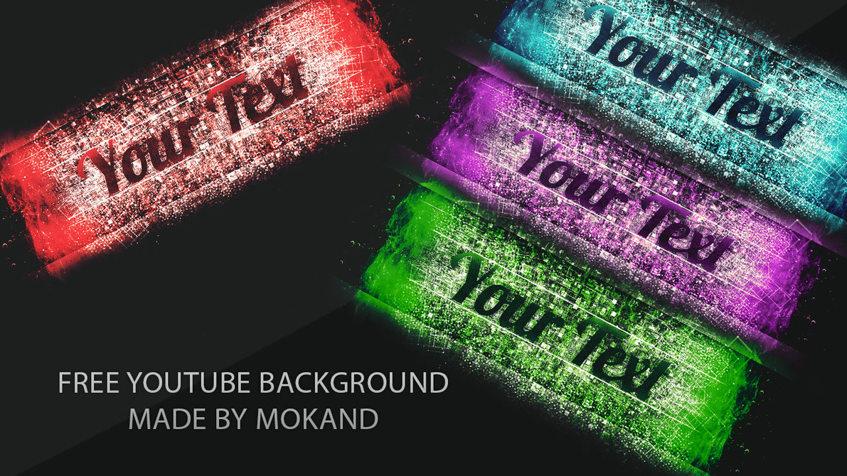 YouTube Channel Art Template Photoshop YouTube Channel Art Template Photoshop