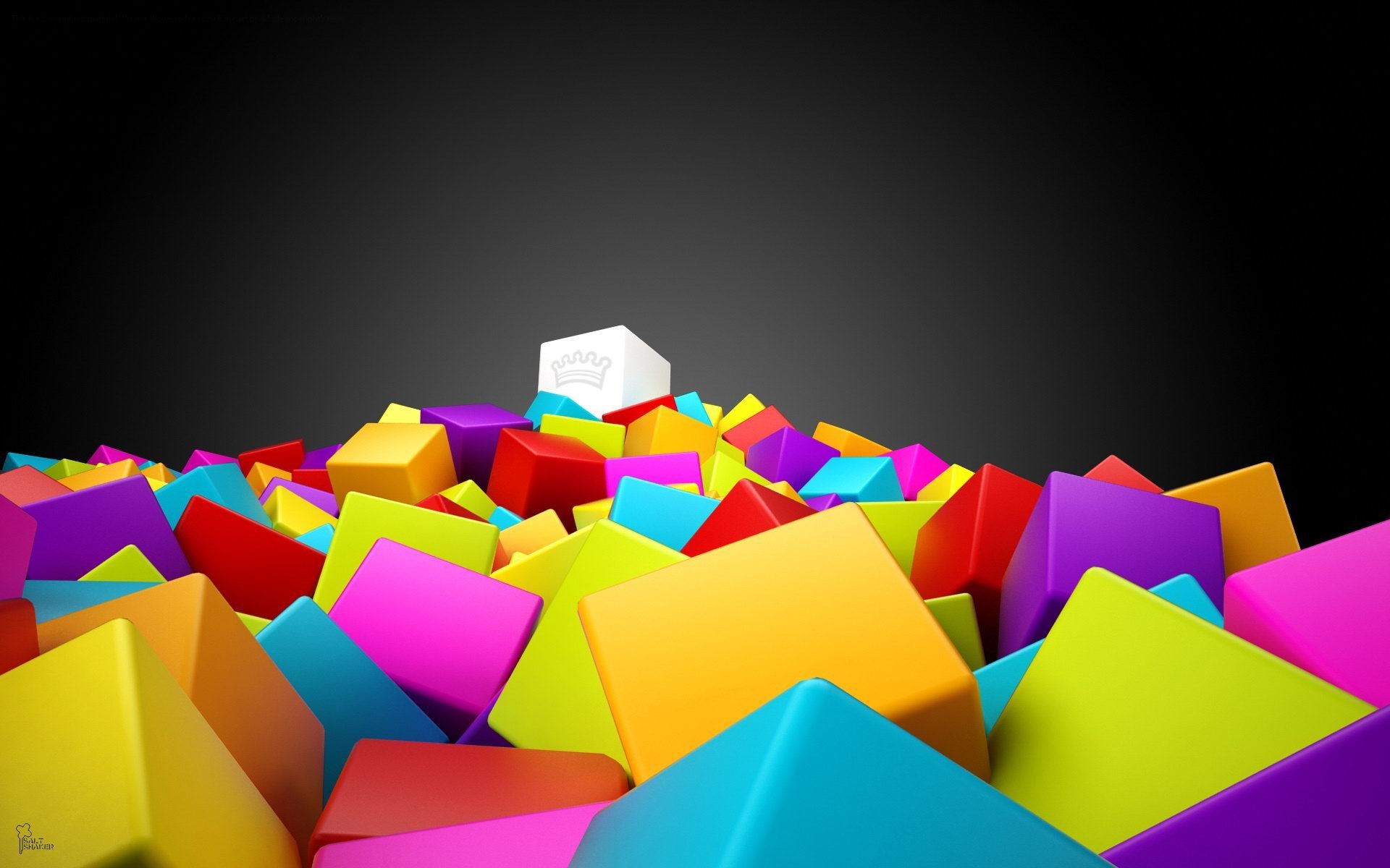 1600 X 900 Colorful Wallpaper 3D