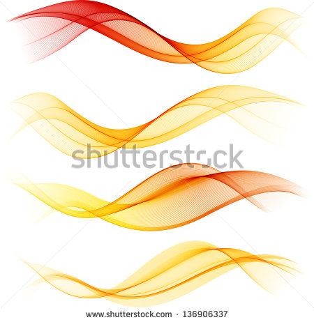 Abstract Color Waves Design
