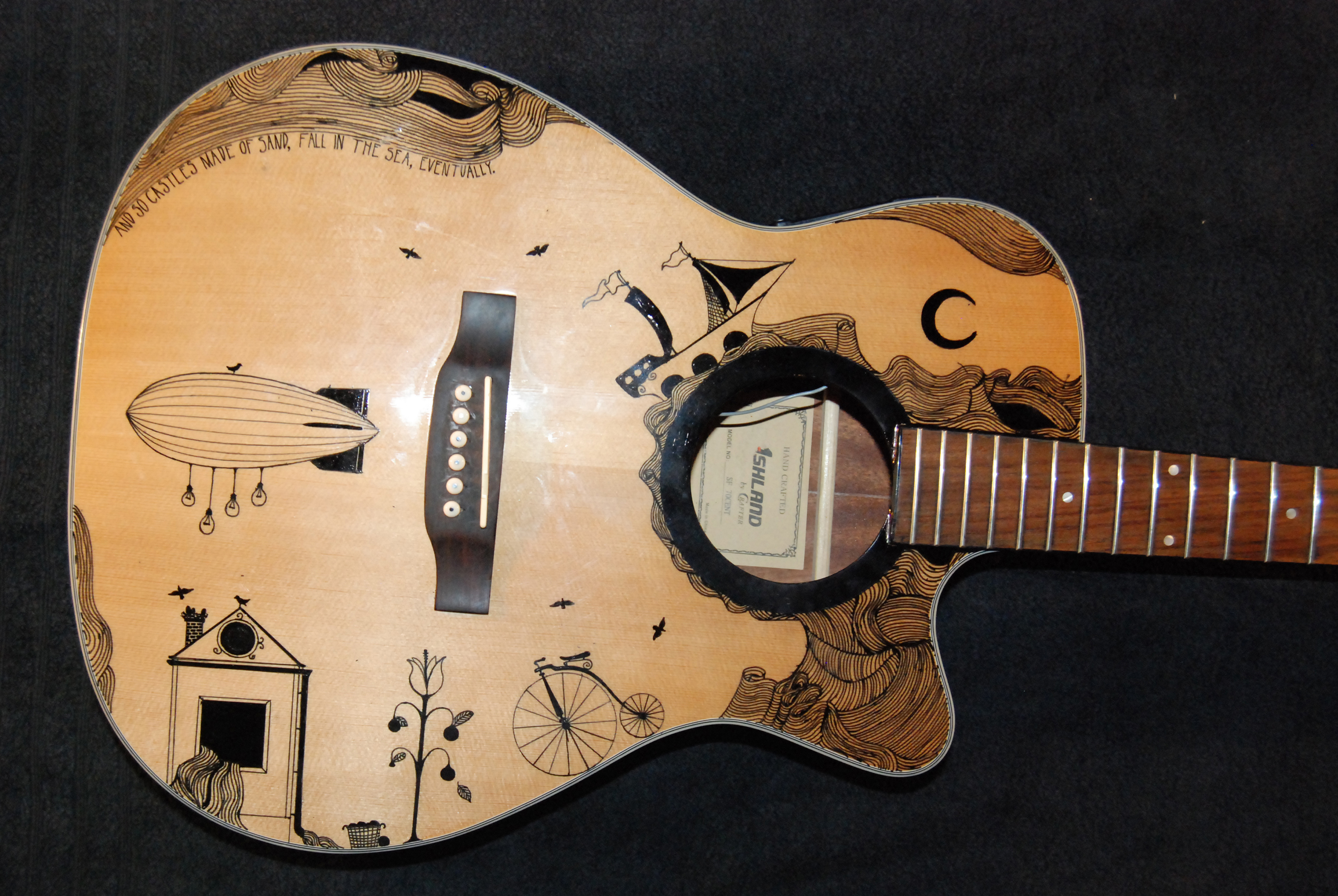 Acoustic Guitar Paint Designs Acoustic Guitar Paint Designs