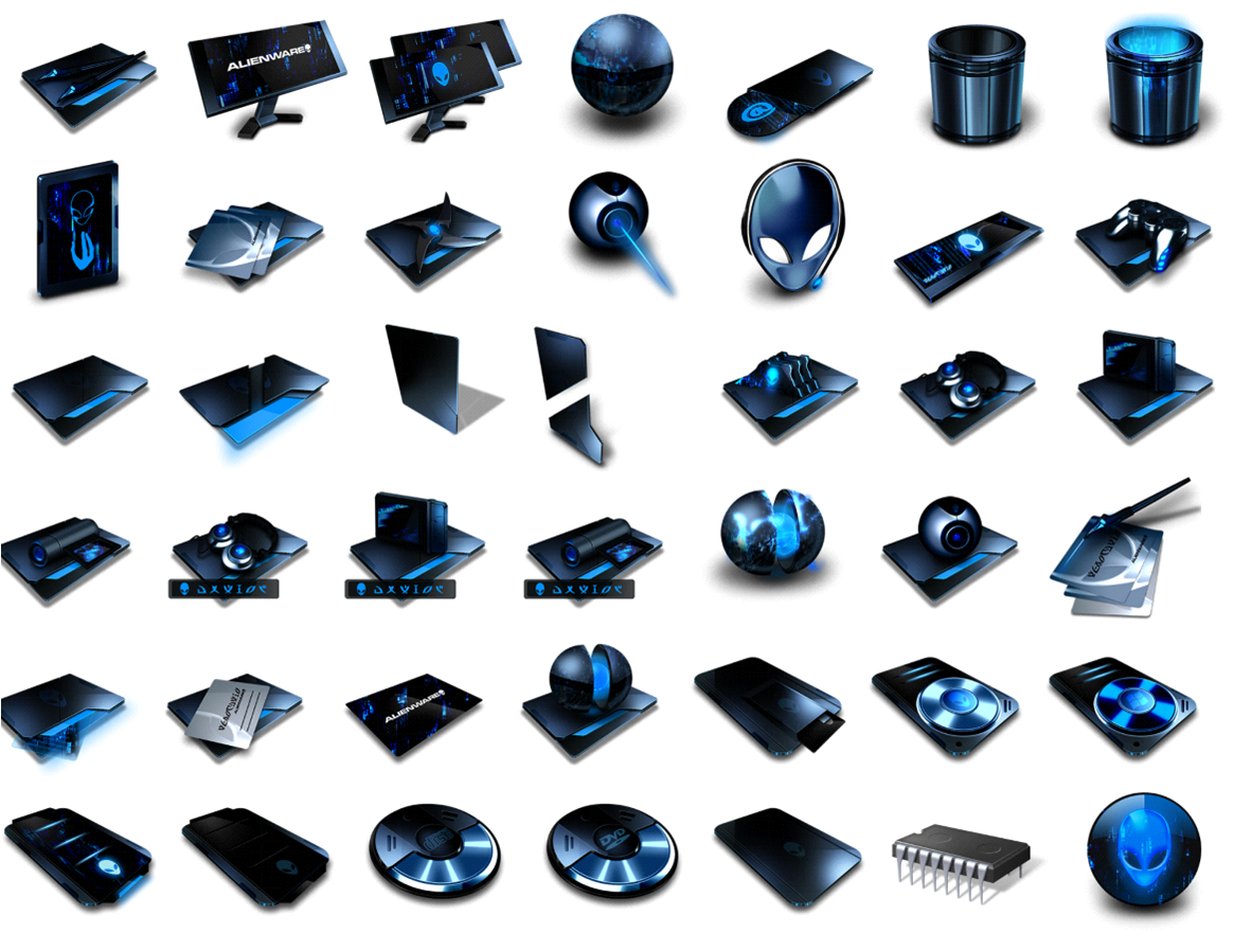 Alienware Icons for Windows 8 Free Download