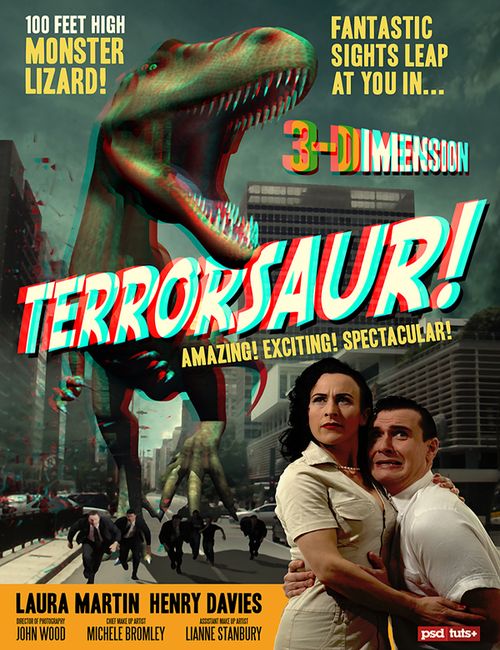 Anaglyph 3D Horror Movie Posters Photos