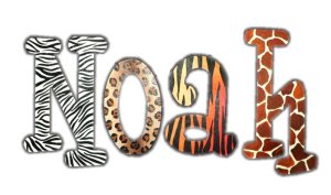 Animal Print Letters Font